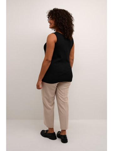 KAFFE curve Top "Carina" zwart