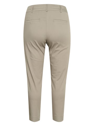 KAFFE curve Spodnie chino w kolorze beżowym