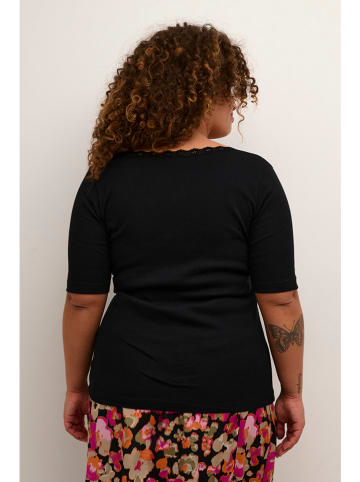 KAFFE curve Shirt in Schwarz