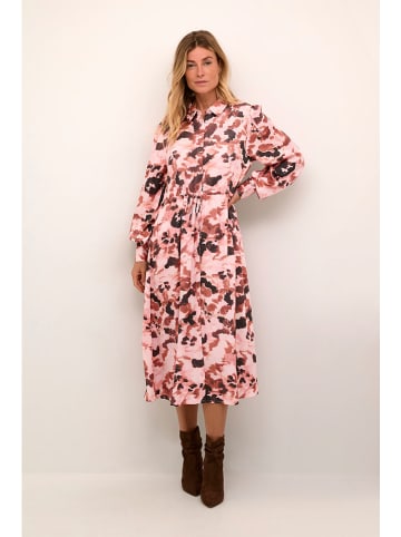 Cream Sukienka "Elena" w kolorze czarno-jasnoróżowym