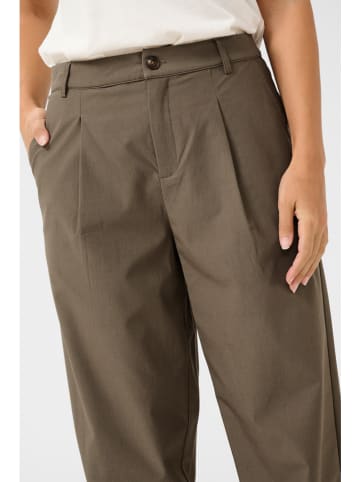 Kaffe Spodnie w kolorze khaki