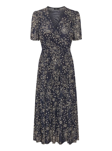 Soaked in Luxury Jurk "Aldora" donkerblauw/beige