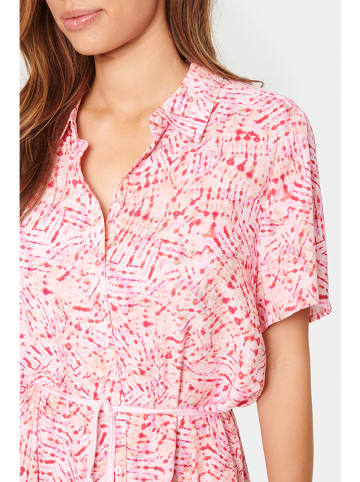 SAINT TROPEZ Kleid in Rosa/ Rot