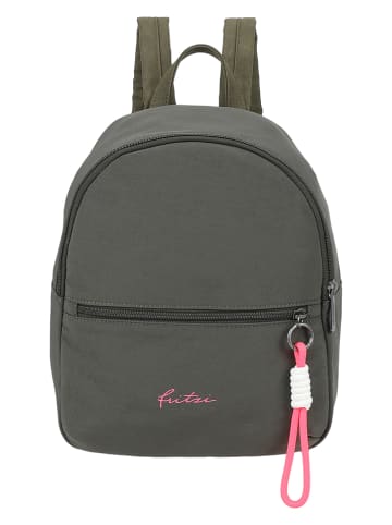 Fritzi aus Preußen Rucksack "Lea" in Khaki - (B)25 x (H)29 x (T)10 cm