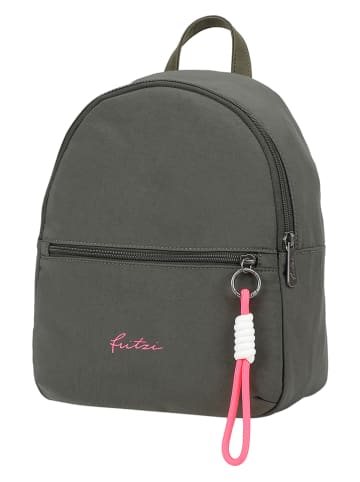 Fritzi aus Preußen Rucksack "Lea" in Khaki - (B)25 x (H)29 x (T)10 cm