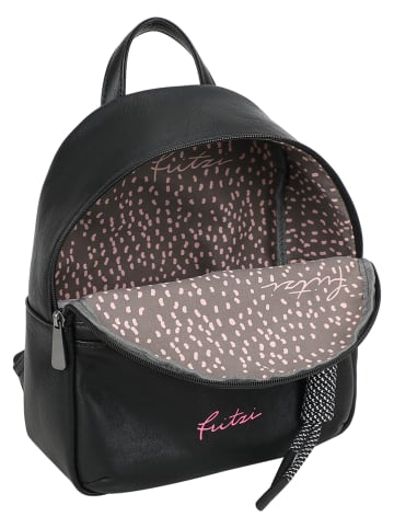 Fritzi aus Preußen Rucksack "Lou" in Schwarz - (B)25 x (H)29 x (T)10 cm