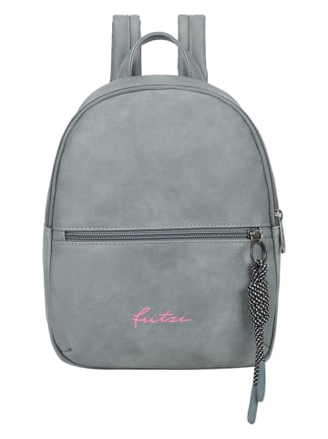Fritzi aus Preußen Rucksack "Lou" in Blaugrau - (B)25 x (H)29 x (T)10 cm