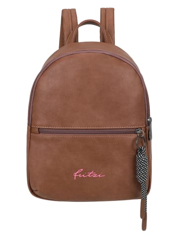 Fritzi aus Preußen Rucksack "Lou" in Hellbraun - (B)25 x (H)29 x (T)10 cm