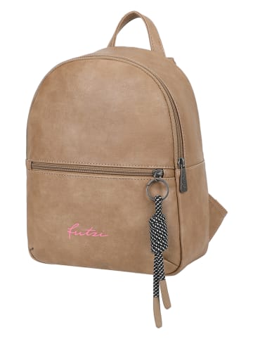 Fritzi aus Preußen Rucksack "Lou" in Taupe - (B)25 x (H)29 x (T)10 cm
