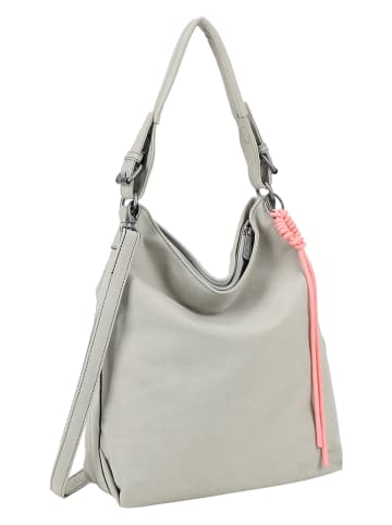 Fritzi aus Preußen Schultertasche "Jacky" in Hellgrau - (B)34 x (H)32 x (T)15 cm