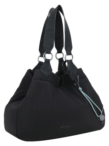 Fritzi aus Preußen Shopper "Izzy" in Schwarz - (B)42 x (H)29 x (T)15 cm
