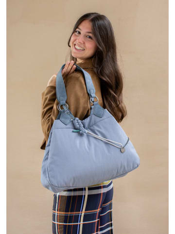 Fritzi aus Preußen Schultertasche "Brigitte x fritzi" in Hellblau - (B)42 x (H)29 x (T)15 cm