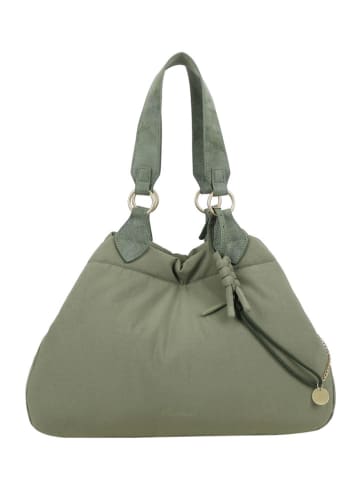 Fritzi aus Preußen Schultertasche "Brigitte x fritzi" in Oliv - (B)42 x (H)29 x (T)15 cm