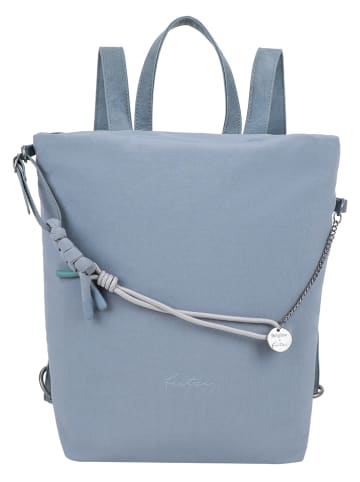 Fritzi aus Preußen Rucksack "Brigitte" in Hellblau - (B)50 x (H)34 x (T)18 cm