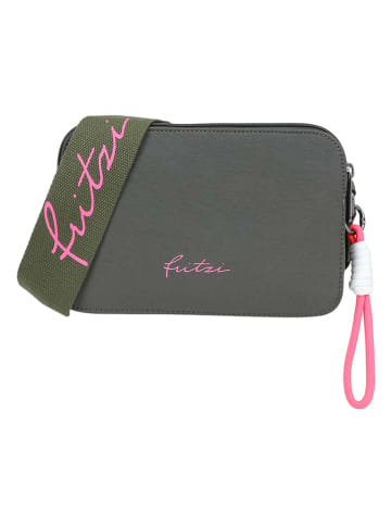 Fritzi aus Preußen Umhängetasche in Dunkelgrau - (B)22 x (H)14,5 x (T)7 cm