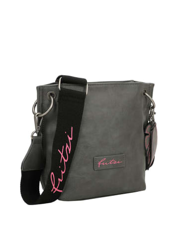 Fritzi aus Preußen Umhängetasche in Anthrazit - (B)22,5 x (H)20,5 x (T)8,5 cm