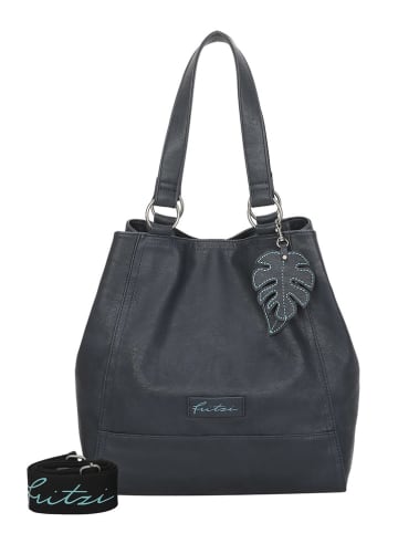 Fritzi aus Preußen Schultertasche in Dunkelblau - (B)32 x (H)33 x (T)16 cm