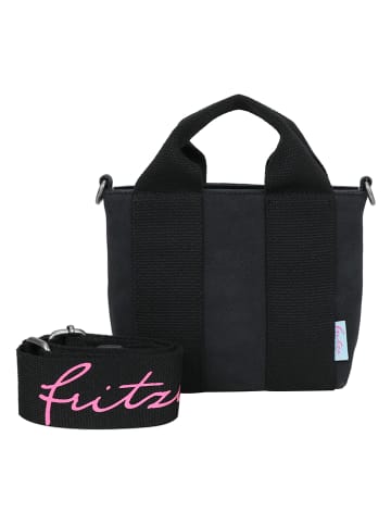 Fritzi aus Preußen Henkeltasche in Schwarz - (B)20 x (H)15,5 x (T)7 cm