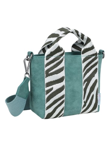 Fritzi aus Preußen Henkeltasche in Türkis - (B)20 x (H)15,5 x (T)7 cm