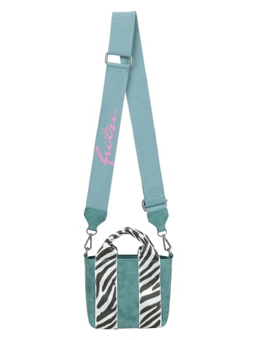 Fritzi aus Preußen Henkeltasche in Türkis - (B)20 x (H)15,5 x (T)7 cm