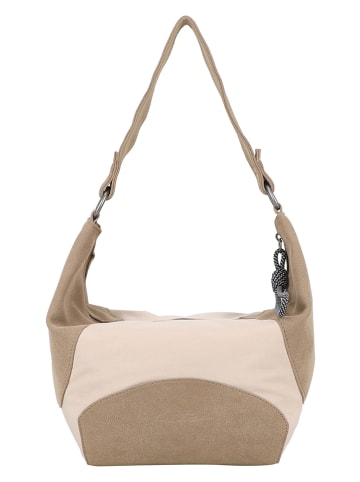 Fritzi aus Preußen Schultertasche "Gimmy Sky" in Beige/ Hellbraun - (B)32 x (H)24 x (T)6 cm