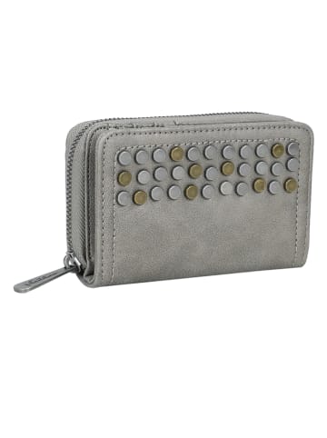 Fritzi aus Preußen Geldbörse "Jamie" in Grau - (B)14 x (H)9,5 x (T)2,5 cm