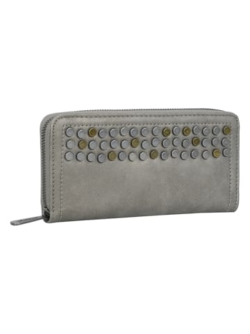 Fritzi aus Preußen Geldbörse "Nicky" in Grau - (B)19,5 x (H)9,5 x (T)2,5 cm