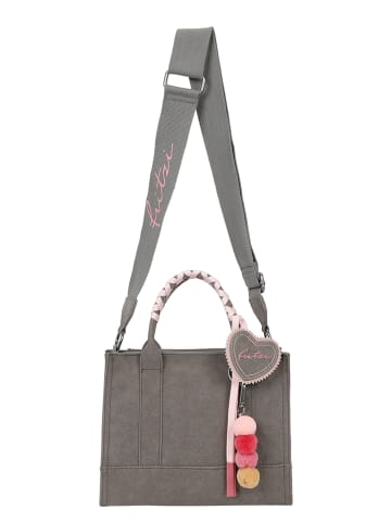 Fritzi aus Preußen Henkeltasche in Grau - (B)25 x (H)21,5 x (T)10 cm