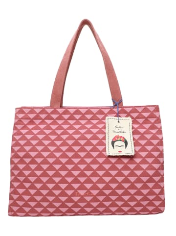 Fritzi aus Preußen Shopper "Kahlo" in Pink/ Rosa - (B)27 x (H)14 x (T)8 cm