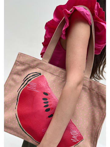 Fritzi aus Preußen Shopper "Kahlo" in Rosa/ Pink - (B)27 x (H)14 x (T)8 cm