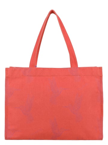 Fritzi aus Preußen Shopper "Kahlo" in Rot - (B)27 x (H)14 x (T)8 cm