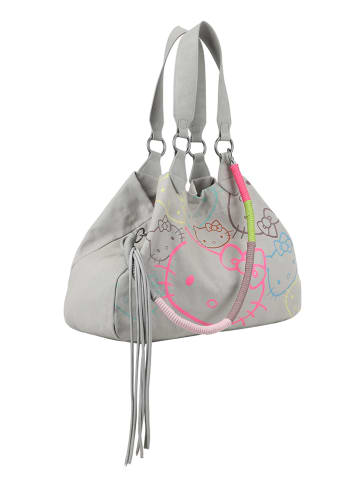 Fritzi aus Preußen Shopper "Hello Kitty" in Hellgrau - (B)45 x (H)34 x (T)16 cm