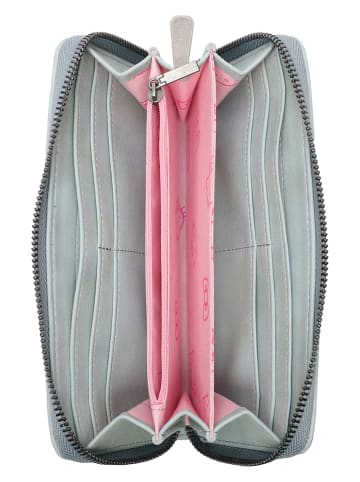 Fritzi aus Preußen Geldbörse "Hello Kitty" in Grün - (B)19,5 x (H)9,5 x (T)2,5 cm