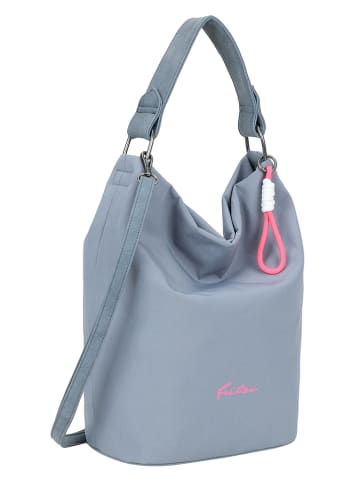 Fritzi aus Preußen Schultertasche "Hobo Lea" in Blaugrau - (B)27 x (H)37 x (T)17 cm