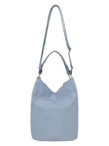 Fritzi aus Preußen Schultertasche "Hobo Lea" in Blaugrau - (B)27 x (H)37 x (T)17 cm