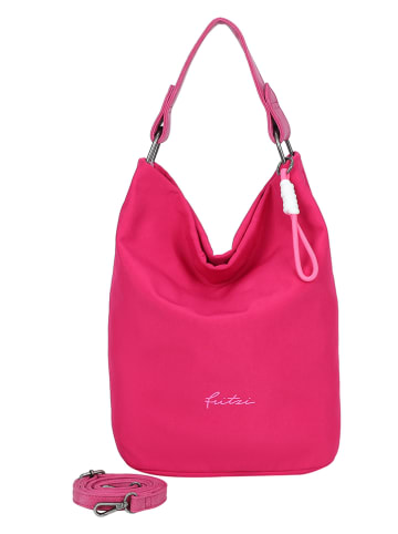 Fritzi aus Preußen Schultertasche "Hobo Lea" in Pink - (B)27 x (H)37 x (T)17 cm