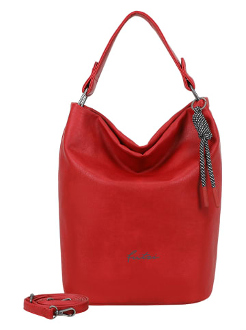 Fritzi aus Preußen Schultertasche "Hobo Lou" in Rot - (B)27 x (H)37 x (T)17 cm
