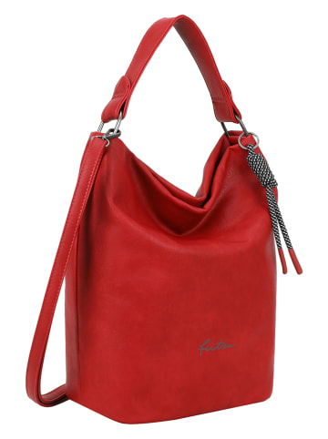 Fritzi aus Preußen Schultertasche "Hobo Lou" in Rot - (B)27 x (H)37 x (T)17 cm