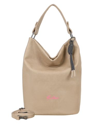 Fritzi aus Preußen Schultertasche "Hobo Lou" in Beige - (B)27 x (H)37 x (T)17 cm