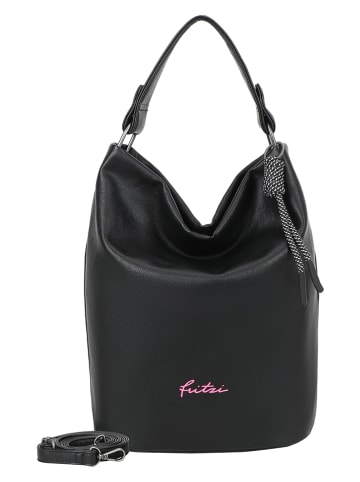 Fritzi aus Preußen Schultertasche "Hobo Lou" in Schwarz - (B)27 x (H)37 x (T)17 cm