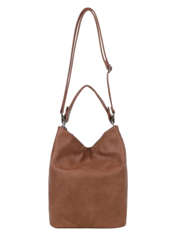 Fritzi aus Preußen Schultertasche "Hobo Lou" in Braun - (B)27 x (H)37 x (T)17 cm
