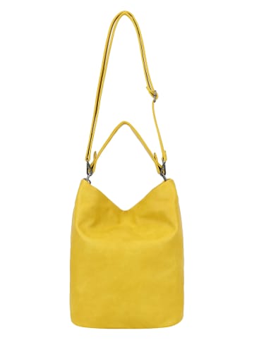 Fritzi aus Preußen Schultertasche "Hobo Lou" in Gelb - (B)27 x (H)37 x (T)17 cm