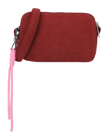 Fritzi aus Preußen Schultertasche "Jony" in Dunkelrot - (B)22 x (H)14,5 x (T)7 cm