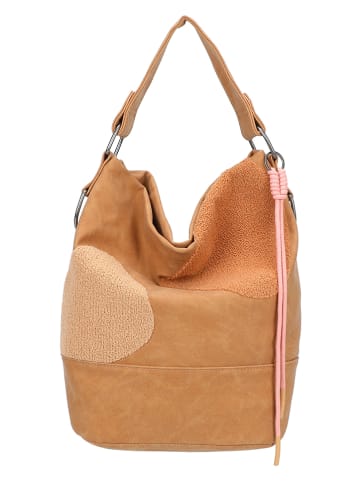 Fritzi aus Preußen Schultertasche "Olga" in Camel - (B)27 x (H)37 x (T)17 cm
