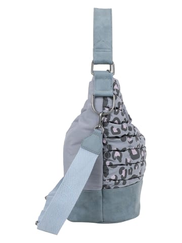 Fritzi aus Preußen Schultertasche "Olga" in Blaugrau - (B)27 x (H)37 x (T)17 cm