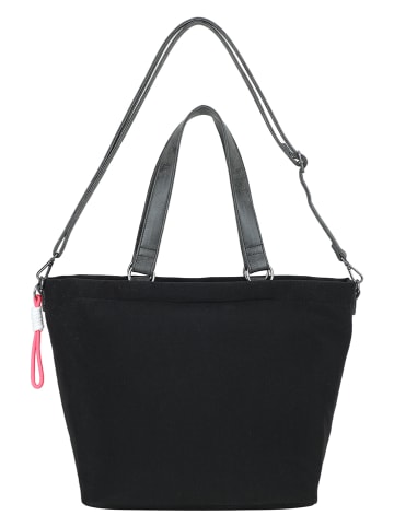 Fritzi aus Preußen Shopper "Lea" in Schwarz - (B)33 x (H)32 x (T)16 cm