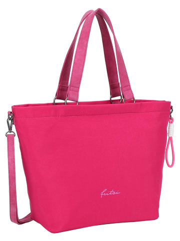 Fritzi aus Preußen Shopper "Lea" in Pink - (B)33 x (H)32 x (T)16 cm
