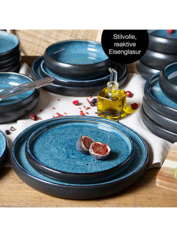 Moritz & Moritz 18-delige serviesset "Solid" blauw