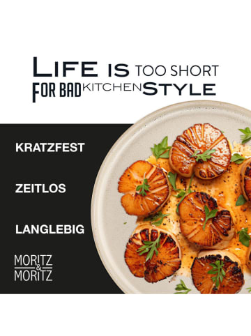 Moritz & Moritz 20tlg. Geschirrset "Castello" in Weiß/ Creme