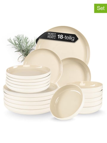 Moritz & Moritz 18tlg. Geschirrset "Cavo" in Beige